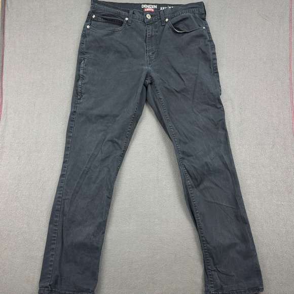 Denizen From Levis 231 Athletic Fit Jeans Dark Gray Denim Women's Pants 33 - Picture 1 of 14